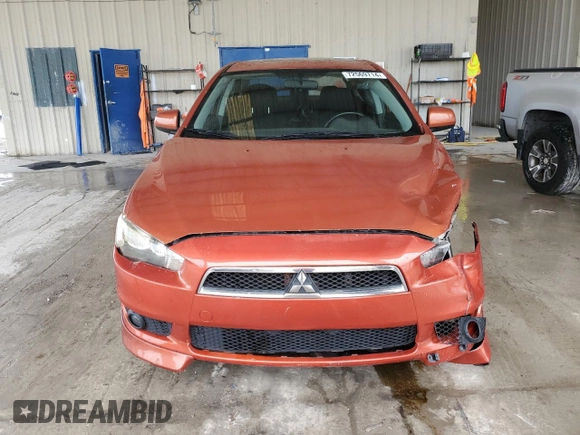2010 Mitsubishi Lancer GTS with VIN JA32U8FW3AU022400, listed as a Copart auction lot 72569714 with 147,440 mi miles and Salvage Title. Bid and sale history available at carsss.com. Image 5.