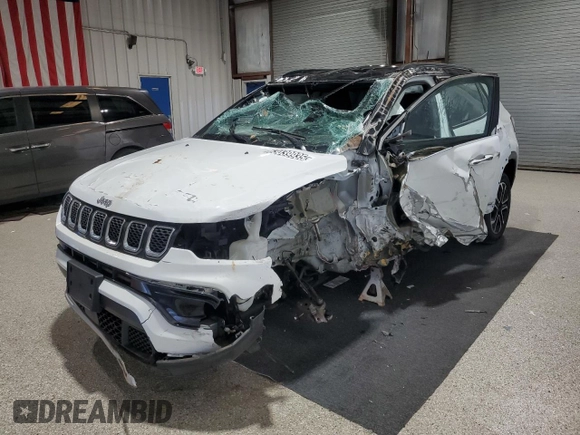 2023 Jeep Compass Limited with VIN 3C4NJDCN9PT569203, listed as a Copart auction lot 63039935 with Not provided miles and Salvage title. Bid and sale history available at DreamBid. Image 1.