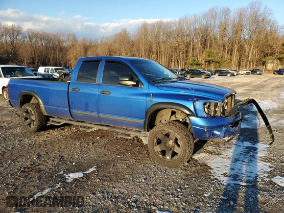 2007 Dodge Ram 3500 Laramie with VIN 3D7MX38C17G759717, listed as a Copart auction lot 41629965 with 266,267 mi miles and Salvage Title. Bid and sale history available at carsss.com. Image 4.