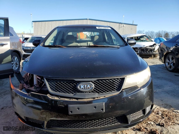 2010 Kia Forte LX with VIN KNAFT4A26A5821341, listed as a Copart auction lot 86717854 with 93,640 mi miles and Salvage Title. Bid and sale history available at carsss.com. Image 5.