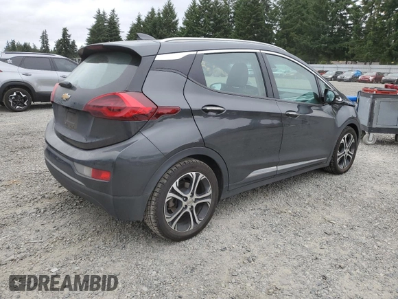 2017 Chevrolet Bolt EV Premier with VIN 1G1FX6S01H4171729, listed as a Copart auction lot 64056645 with 152,438 mi miles and Salvage title. Bid and sale history available at DreamBid. Image 3.