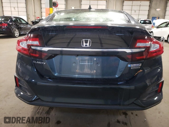 2018 Honda Clarity Touring with VIN JHMZC5F35JC011703, listed as a Copart auction lot 80781834 with 61,418 mi miles and Salvage Title. Bid and sale history available at DreamBid. Image 6.