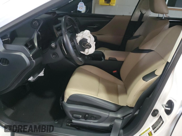 2021 Lexus ES 250 with VIN 58AD11D14MU003218, listed as a Copart auction lot 59742045 with Not provided miles and Salvage title. Bid and sale history available at DreamBid. Image 7.