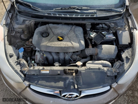 2012 Hyundai Elantra GLS with VIN 5NPDH4AE0CH138852, listed as a Copart auction lot 52498735 with 177,009 mi miles and Clean Title. Bid and sale history available at carsss.com. Image 11.