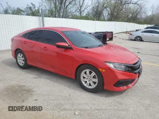 2019 Honda Civic Sport with VIN 2HGFC2F80KH517096, listed as a Copart auction lot 50822795 with 76,519 mi miles and Salvage title. Bid and sale history available at DreamBid. Image 4.