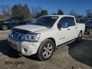 2008 Nissan Titan SE with VIN 1N6BA07D38N323890, listed as a Copart auction lot 43564945 with 191,321 mi miles and Salvage Title. Bid and sale history available at carsss.com. Image 1.
