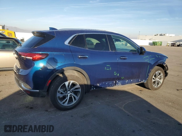 2022 Buick Envision Essence with VIN LRBFZPR47ND067434, listed as a Copart auction lot 82749104 with 13,935 mi miles and Salvage Title. Bid and sale history available at carsss.com. Image 3.