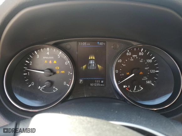 2019 Nissan Rogue SL with VIN 5N1AT2MT7KC749323, listed as a Copart auction lot 45727925 with 101,235 mi miles and Salvage Title. Bid and sale history available at carsss.com. Image 9.