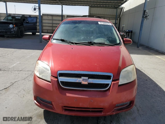 2010 Chevrolet Aveo LT w/1LT with VIN KL1TD5DE1AB127986, listed as a Copart auction lot 47386575 with NaN miles and Clean Title. Bid and sale history available at carsss.com. Image 5.