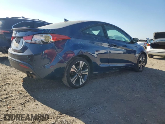 2013 Hyundai Elantra Coupe GS PZEV with VIN KMHDH6AE2DU001622, listed as a Copart auction lot 83233254 with 209,129 mi miles and Salvage Title. Bid and sale history available at carsss.com. Image 3.