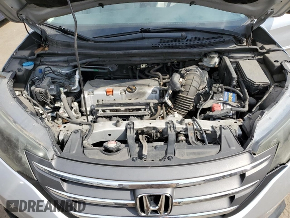 2013 Honda CR-V EX-L with VIN 2HKRM4H78DH645041, listed as a Copart auction lot 50028155 with 58,044 mi miles and Salvage Title. Bid and sale history available at DreamBid. Image 12.