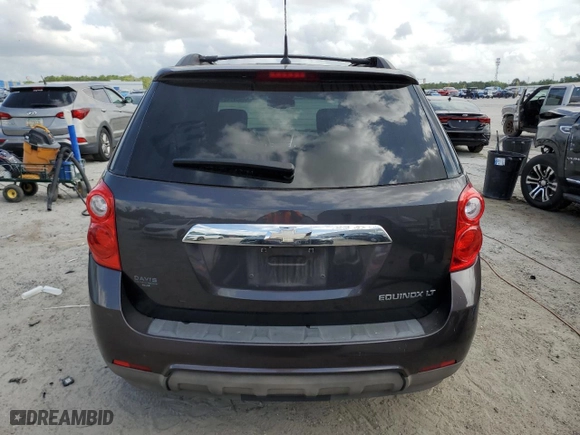 2013 Chevrolet Equinox LT with VIN 1GNALPEK1DZ101829, listed as a Copart auction lot 54609345 with 106,183 mi miles and Clean Title. Bid and sale history available at carsss.com. Image 6.