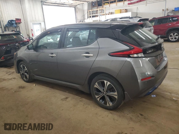 2020 Nissan LEAF SV Plus with VIN 1N4BZ1CP7LC311088, listed as a Copart auction lot 48157795 with 37,181 mi miles and Salvage Title. Bid and sale history available at DreamBid. Image 2.