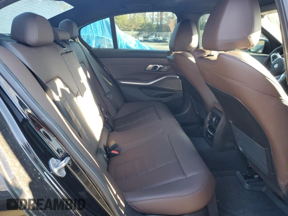 2022 BMW 3 Series M340i xDrive with VIN 3MW5U9J09N8C36136, listed as a Copart auction lot 76598524 with 45,311 mi miles and Salvage Title. Bid and sale history available at carsss.com. Image 10.