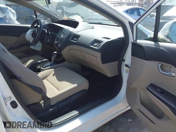 2015 Honda Civic Sedan LX with VIN 19XFB2F50FE238935, listed as a IAAI auction lot 42045674 with 56,553 mi miles. Bid and sale history available at carsss.com. Image 5.