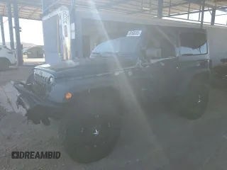 2017 Jeep Wrangler Sport with VIN 1C4AJWAG5HL662456, listed as a Copart auction lot 50166505 with 61,249 mi miles and Salvage Title. Bid and sale history available at DreamBid. Image 1.