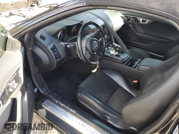 2014 Jaguar F-Type S with VIN SAJWA6FC3E8K05527, listed as a Copart auction lot 72616144 with 58,028 mi miles and Salvage Title. Bid and sale history available at DreamBid. Image 8.