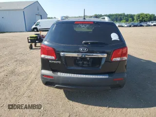 2013 Kia Sorento LX with VIN 5XYKT3A67DG393578, listed as a Copart auction lot 63515725 with 118,168 mi miles and Clean title. Bid and sale history available at DreamBid. Image 6.