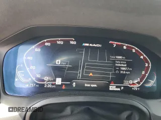 2022 BMW 4 Series M440i with VIN WBA53AT01NCJ52404, listed as a Copart auction lot 54464474 with 16,880 mi miles and Salvage title. Bid and sale history available at DreamBid. Image 9.
