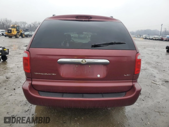 2002 Chrysler Town & Country LXi with VIN 2C8GP54L02R748587, listed as a Copart auction lot 43621485 with 161,646 mi miles and Salvage Title. Bid and sale history available at carsss.com. Image 6.