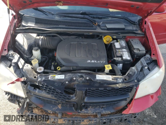 2014 Dodge Grand Caravan SXT with VIN 2C4RDGCG6ER388815, listed as a Copart auction lot 46123225 with 153,867 mi miles and Salvage Title. Bid and sale history available at DreamBid. Image 13.