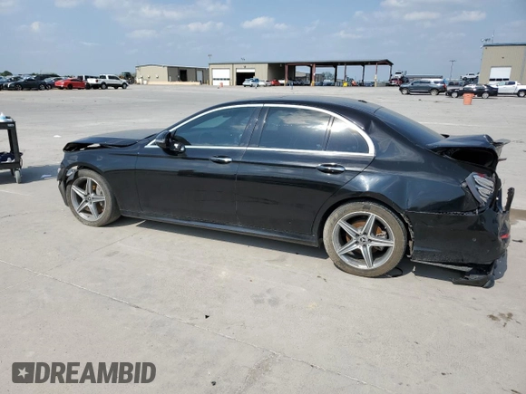 2018 Mercedes-Benz E-Class E 300 with VIN WDDZF4JBXJA445196, listed as a Copart auction lot 53596555 with 0 mi miles and Salvage Title. Bid and sale history available at carsss.com. Image 2.