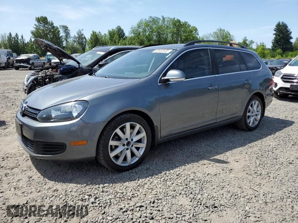 2012 Volkswagen Jetta TDI w/Sunroof with VIN 3VWPL7AJ9CM698922, listed as a Copart auction lot 60652635 with 118,806 mi miles and Salvage title. Bid and sale history available at DreamBid. Image 1.