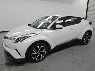2018 Toyota C-HR XLE with VIN NMTKHMBX2JR041259, listed as a Copart auction lot 50555395 with 112,129 mi miles and Clean Title. Bid and sale history available at carsss.com. Image 1.