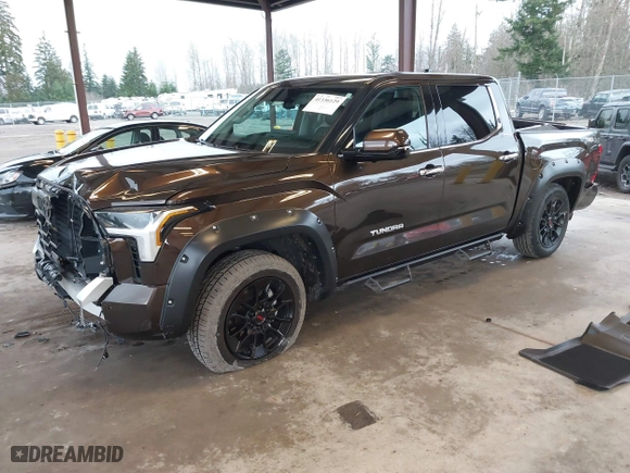 2023 Toyota Tundra 4WD Limited with VIN 5TFJA5DB9PX125400, listed as a IAAI auction lot 41336129 with 12,384 mi miles. Bid and sale history available at carsss.com. Image 18.
