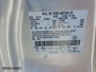 2010 Mercury Mariner with VIN 4M2CN8B73AKJ03663, listed as a Copart auction lot 50476935 with 146,916 mi miles and Salvage Title. Bid and sale history available at carsss.com. Image 13.