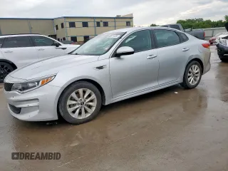 2017 Kia Optima LX with VIN 5XXGT4L37HG145842, listed as a Copart auction lot 59811125 with 125,689 mi miles and Salvage title. Bid and sale history available at DreamBid. Image 1.