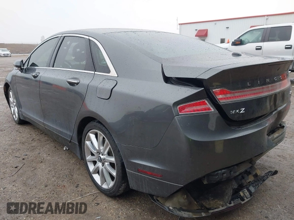 2015 Lincoln MKZ z VIN 3LN6L2G99FR604894, wystawiony jako IAAI lot #41433264 z przebiegiem 262 472 mil mil oraz . Historia ofert i sprzedaży dostępna na DreamBid. Obrazek 3.
