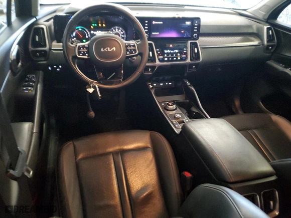 2022 Kia Sorento Hybrid EX with VIN KNDRH4LG3N5069680, listed as a Copart auction lot 47365295 with 90,211 mi miles and Salvage Title. Bid and sale history available at carsss.com. Image 8.