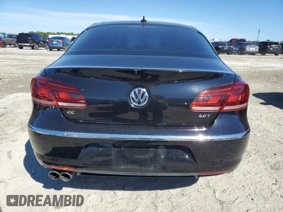 2015 Volkswagen CC Sport with VIN WVWBN7ANXFE820403, listed as a Copart auction lot 45813105 with 112,050 mi miles and Clean Title. Bid and sale history available at DreamBid. Image 6.