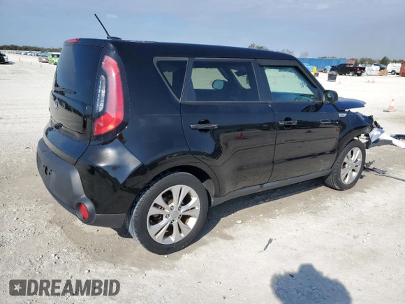 2015 Kia Soul + with VIN KNDJP3A54F7188601, listed as a Copart auction lot 43774875 with 109,913 mi miles and Salvage Title. Bid and sale history available at DreamBid. Image 3.