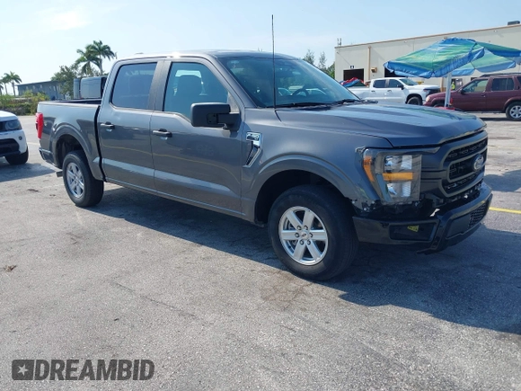 2023 Ford F-150 XL with VIN 1FTEW1C55PKD33889, listed as a IAAI auction lot 42334571 with 41,054 mi miles and . Bid and sale history available at DreamBid. Image 1.