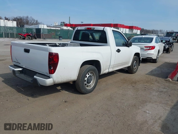 2012 Chevrolet Colorado Work Truck with VIN 1GCCSBF96C8164819, listed as a IAAI auction lot 41652054 with 160,637 mi miles. Bid and sale history available at carsss.com. Image 4.