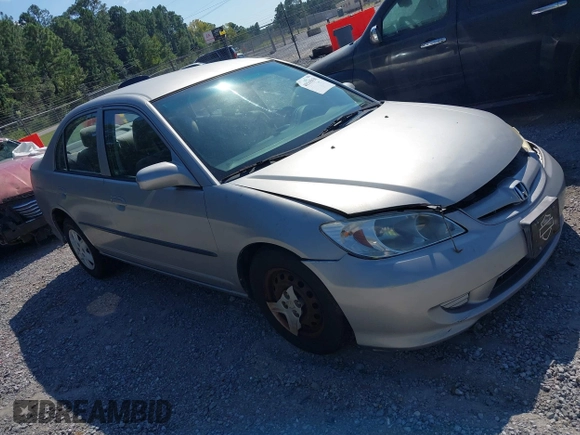 2004 Honda Civic VP z VIN 2HGES16304H555427, wystawiony jako IAAI lot #40165030 z przebiegiem 140 355 mil mil oraz . Historia ofert i sprzedaży dostępna na DreamBid. Obrazek 1.