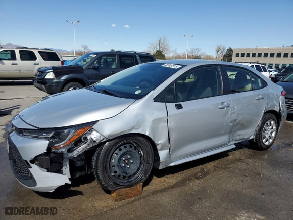 2022 Toyota Corolla LE with VIN JTDEPMAE6N3000528, listed as a Copart auction lot 48590815 with 9,702 mi miles and Salvage Title. Bid and sale history available at carsss.com. Image 1.