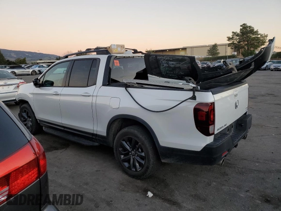 2021 Honda Ridgeline Sport with VIN 5FPYK3F13MB000426, listed as a Copart auction lot 88468325 with 16,513 mi miles and Salvage title. Bid and sale history available at DreamBid. Image 2.