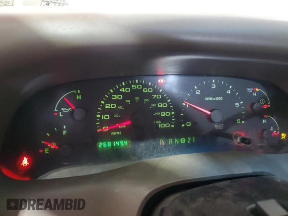 2004 Ford F-250 XL with VIN 1FTNF21L74EA64859, listed as a Copart auction lot 60397875 with 268,149 mi miles and Salvage title. Bid and sale history available at DreamBid. Image 9.