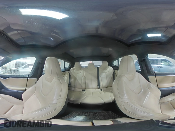 2015 Tesla Model S 85D with VIN 5YJSA1H24FF092628, listed as a Copart auction lot 51959035 with 128,744 mi miles and Salvage Title. Bid and sale history available at carsss.com. Image 14.