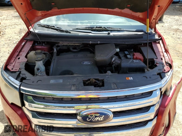 2011 Ford Edge Limited with VIN 2FMDK3KC2BBA01216, listed as a Copart auction lot 60713355 with 185,162 mi miles and Salvage title. Bid and sale history available at DreamBid. Image 12.