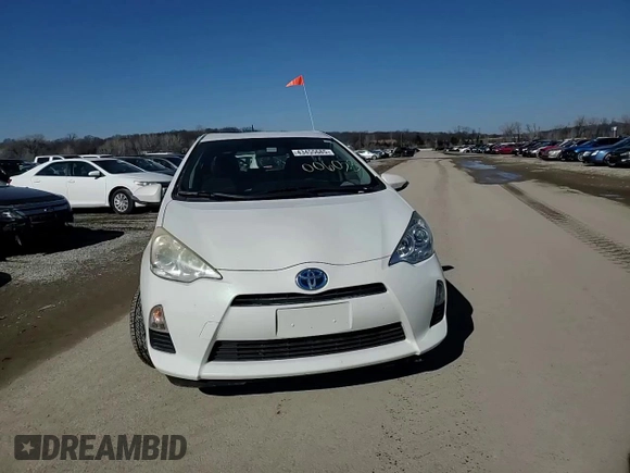 2012 Toyota Prius One with VIN JTDKDTB3XC1006053, listed as a Copart auction lot 43455685 with 112,280 mi miles and Salvage Title. Bid and sale history available at DreamBid. Image 10.