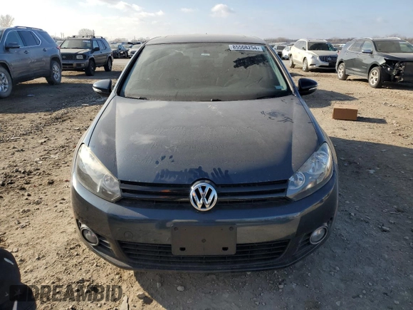 2012 Volkswagen Golf TDI with VIN WVWNM7AJ1CW016932, listed as a Copart auction lot 85508254 with 104,743 mi miles and Salvage title. Bid and sale history available at DreamBid. Image 5.