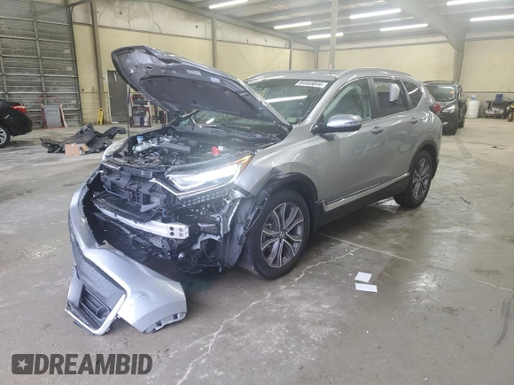2021 Honda CR-V Touring with VIN 2HKRW1H93MH415496, listed as a Copart auction lot 84405844 with 18,003 mi miles and Salvage Title. Bid and sale history available at carsss.com. Image 1.