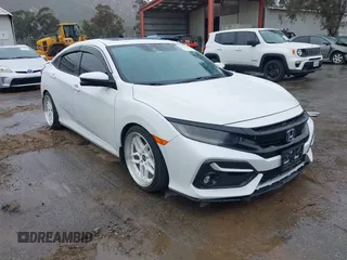 2020 Honda Civic Si z VIN 2HGFC1E59LH707630, wystawiony jako IAAI lot #41764310 z przebiegiem 116 714 mil mil oraz . Historia ofert i sprzedaży dostępna na DreamBid. Obrazek 1.