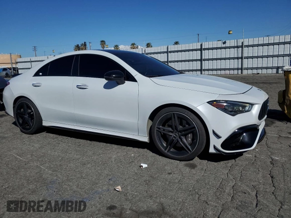 2020 Mercedes-Benz CLA 45 AMG with VIN W1K5J5DB3LN084453, listed as a Copart auction lot 49247864 with 62,042 mi miles and . Bid and sale history available at DreamBid. Image 4.