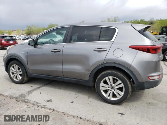2017 Kia Sportage LX with VIN KNDPMCAC7H7117073, listed as a Copart auction lot 55851145 with 93,347 mi miles and Salvage Title. Bid and sale history available at carsss.com. Image 2.