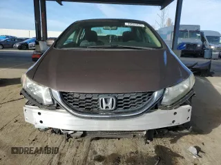 2015 Honda Civic Sedan LX with VIN 19XFB2E56FE006521, listed as a Copart auction lot 49694945 with 75,388 mi miles and Clean Title. Bid and sale history available at carsss.com. Image 5.